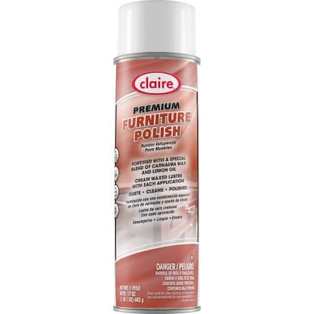 Claire Premium Furniture Polish, 20oz, 12PK CL818